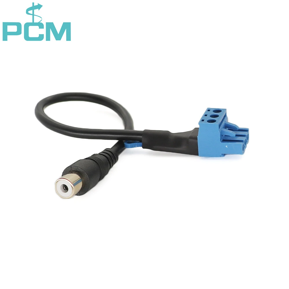 we are the manufacturer of RCA Female to Mini Phoenix Contact Cable for IR T2 Transmitter RCA To PCB Terminal Block 3.96mm Pitch UBX2-350-3.96-03P-4S