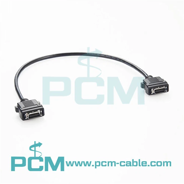 MDR 14 pin kuni MDR 20 pin meeskaabel riiviklambriga