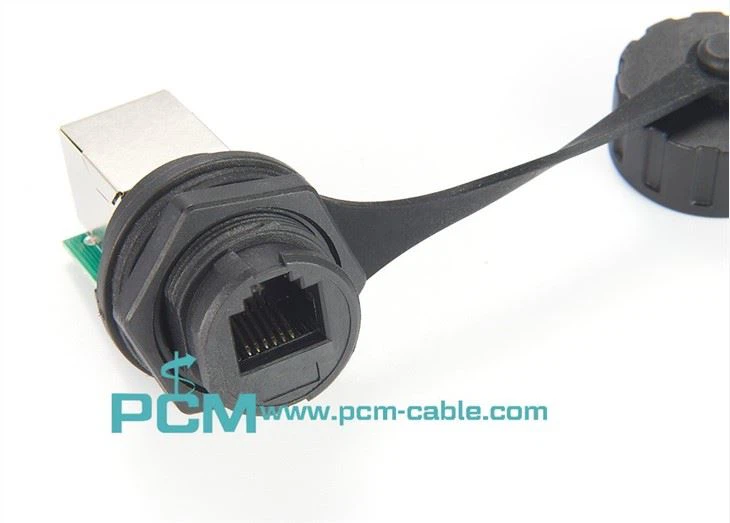 RJ12 waterproof connector 180 degree