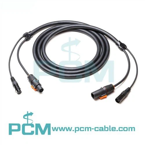 IP Powercon XLR kombineeritud kaabel