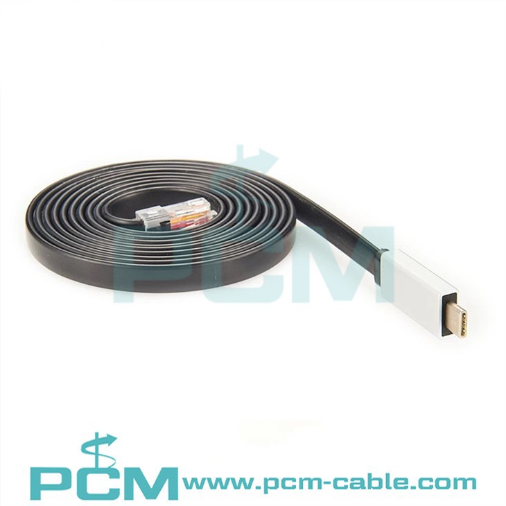 USB 3.1 C kuni RJ45 konsoolikaabel