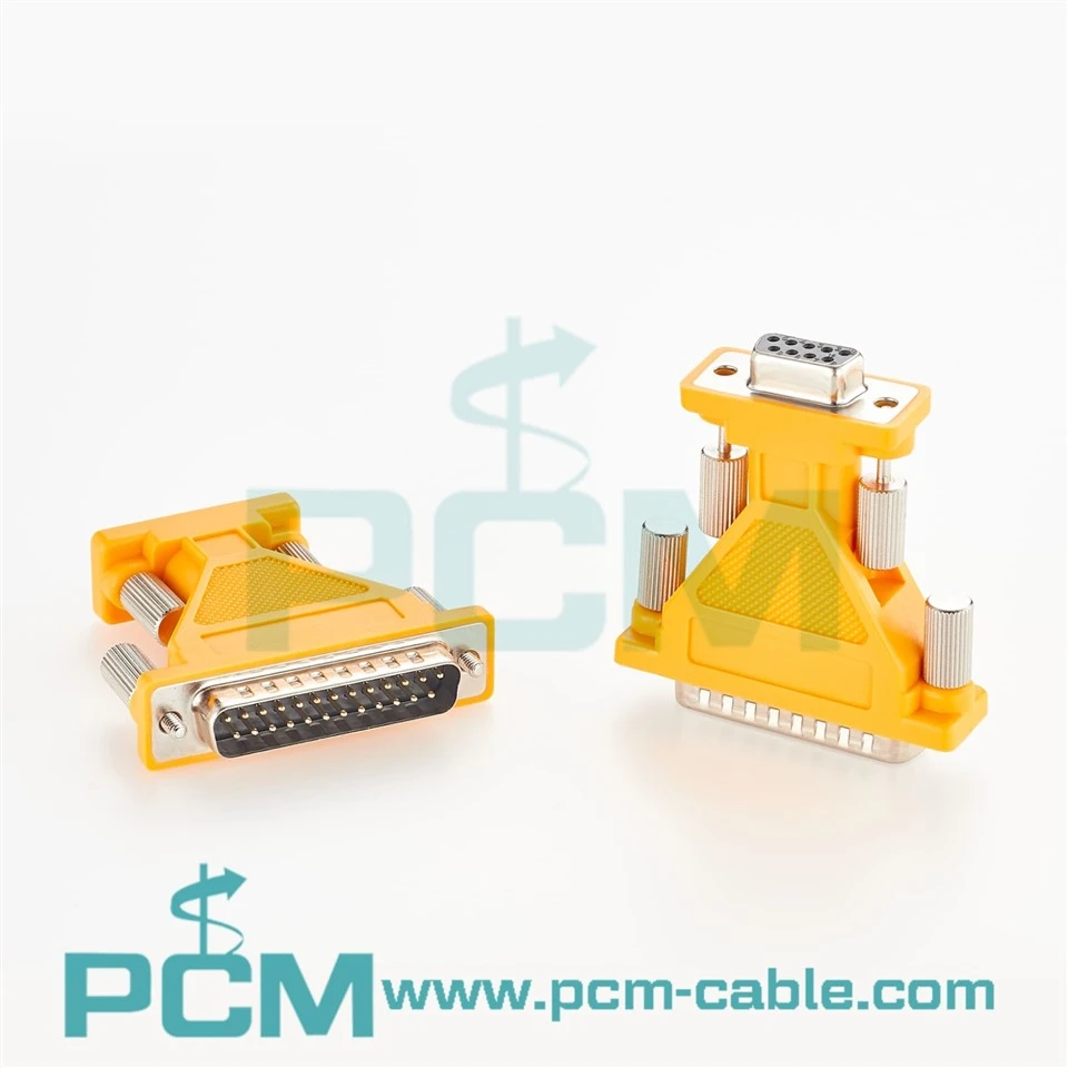 D-Sub Serial Adapter DB25 Male to DB9 Female factory