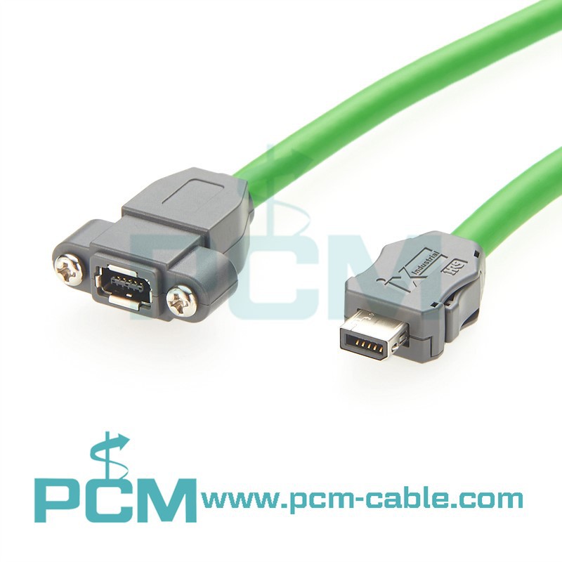 IX B Key In-line Jack Panel Mount Cable Assembly IX B Key In-line Jack Panel Mount Cable Assembly