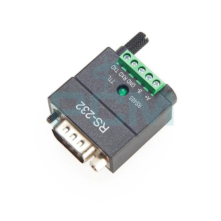 DB9 male RS232 to terminal block RS485 TTL adapter