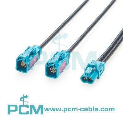 Mini fakra 2- -1 naissoost kahekordse mini fakra emasloomade jaoks autorakenduste jaoks