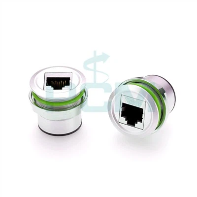 CAT6A RJ45 siduri varjestatud toiteühendus