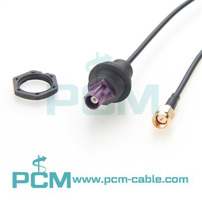 Fakra kood D Violet sirge pistik SMA pistikukaabel RG-174