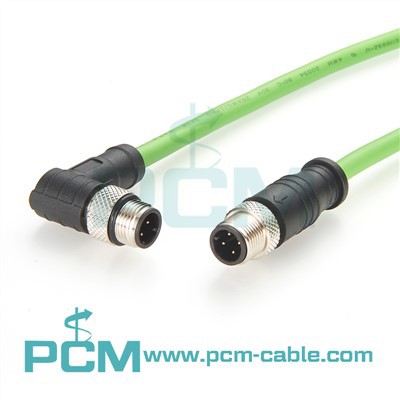 Täisnurk M12 d - kodeeritud PROFINET -kaabel